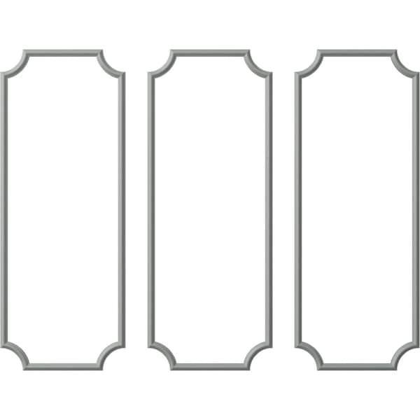 Ekena Millwork Endurathane Ashford Smooth Panel Moulding, 28"W x 72"H, Factory Primed PMLKASH28X72C - main